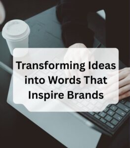 Creative content writing services for brands